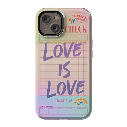 Love is Love | Guest Check Pride Case