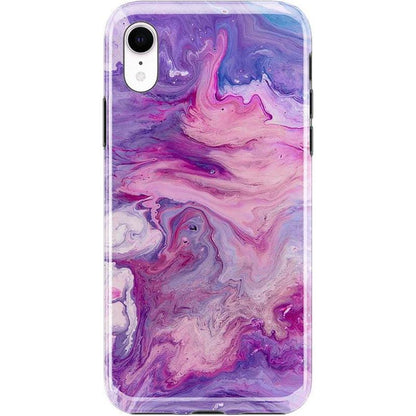 Tie Dying Over You | Purple Marble iPhone Case