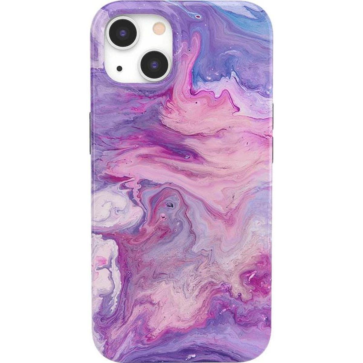 Tie Dying Over You | Purple Marble iPhone Case