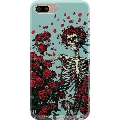 Forever Grateful | Grateful Dead Skeleton Floral Case