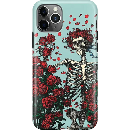 Forever Grateful | Grateful Dead Skeleton Floral Case