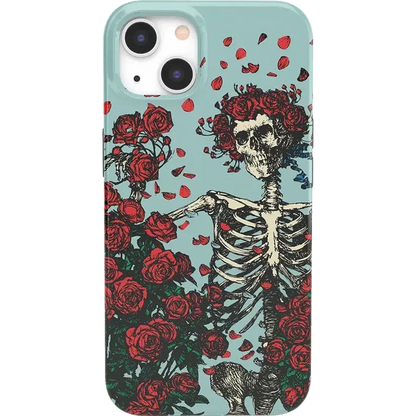 Forever Grateful | Grateful Dead Skeleton Floral Case
