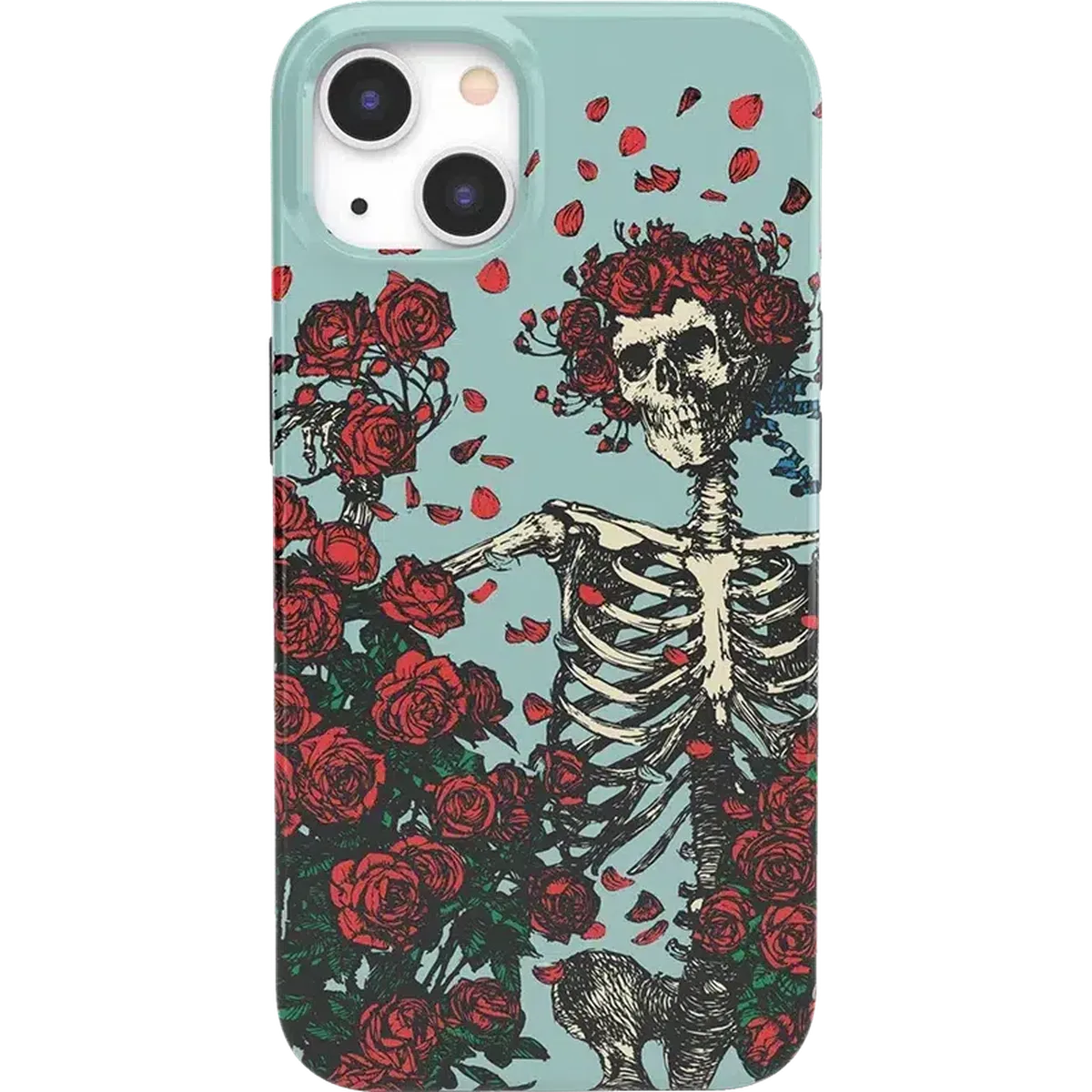 Forever Grateful | Grateful Dead Skeleton Floral Case