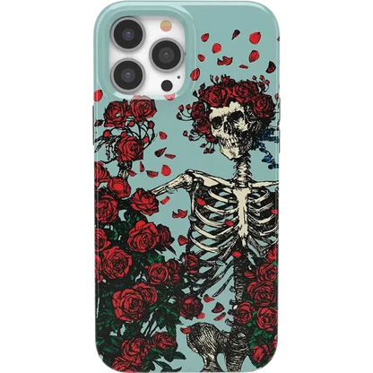Forever Grateful | Grateful Dead Skeleton Floral Case