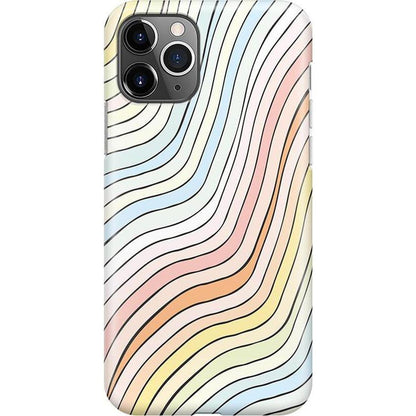 Ride The Wave | Pastel Rainbow Lined Case
