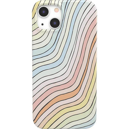 Ride The Wave | Pastel Rainbow Lined Case