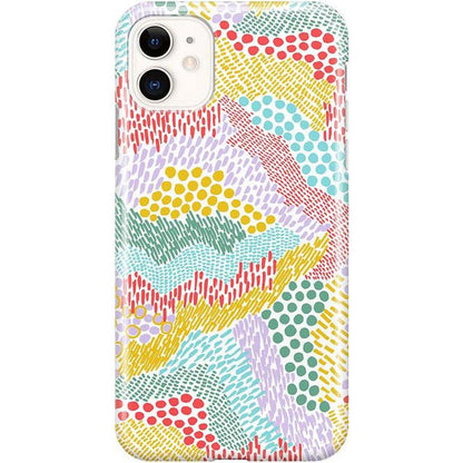 Color Me Happy | Pattern Colorblock Case