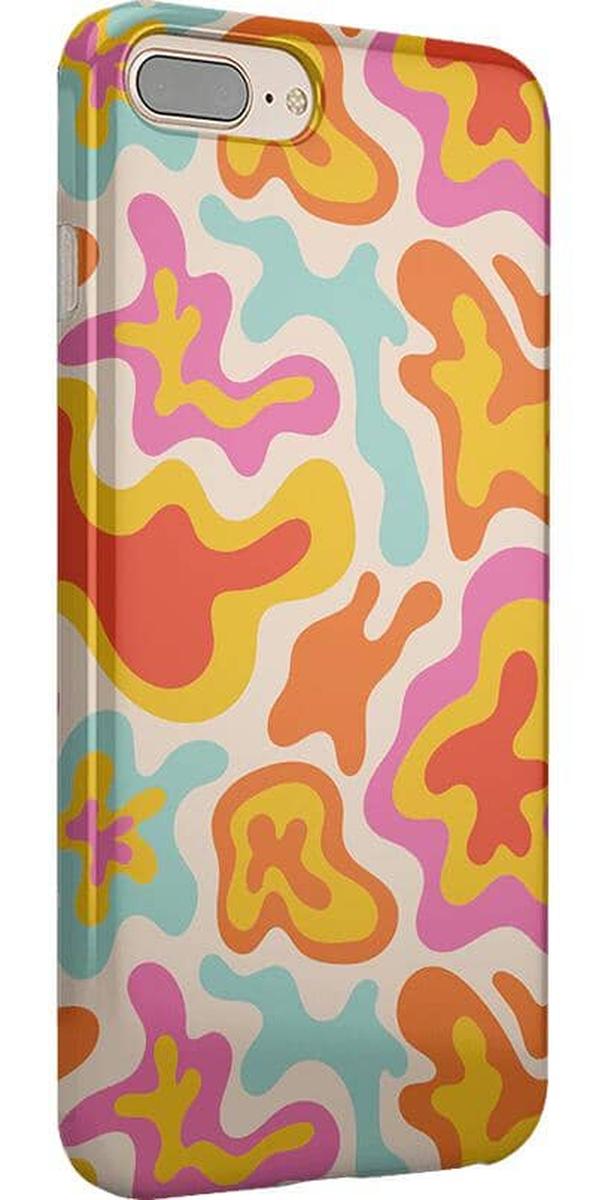 Tropical Color Splash | Abstract Retro Case