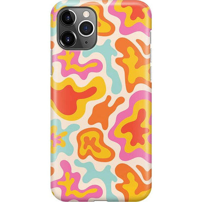 Tropical Color Splash | Abstract Retro Case