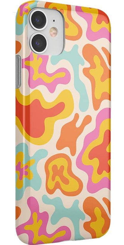 Tropical Color Splash | Abstract Retro Case