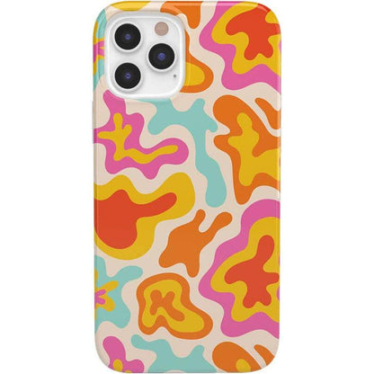 Tropical Color Splash | Abstract Retro Case
