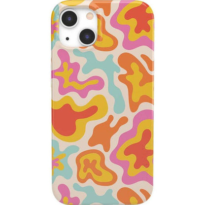 Tropical Color Splash | Abstract Retro Case