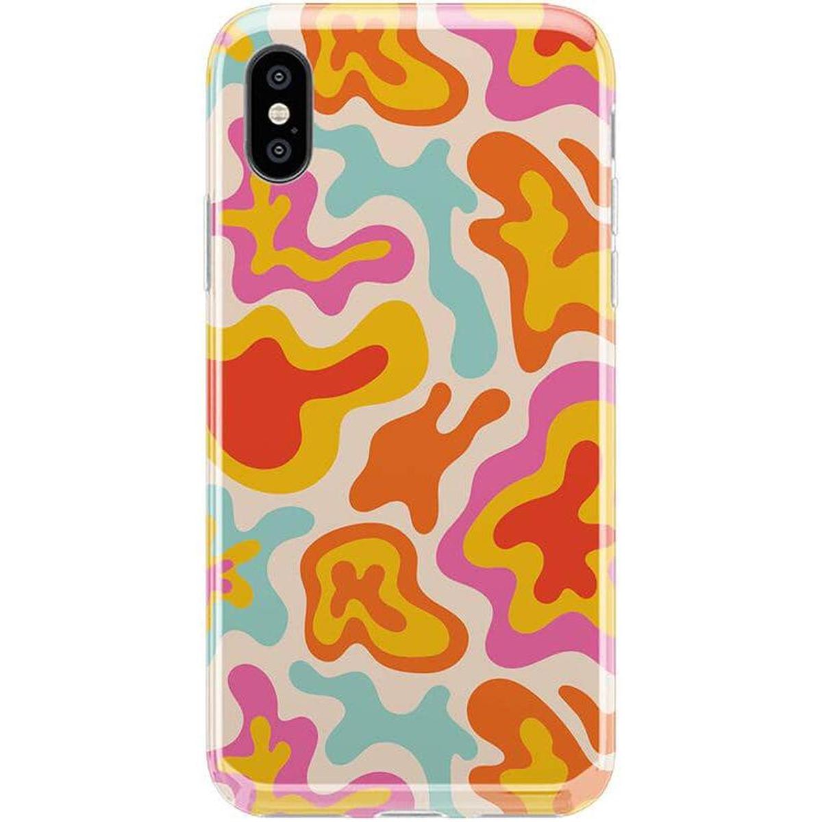 Tropical Color Splash | Abstract Retro Case