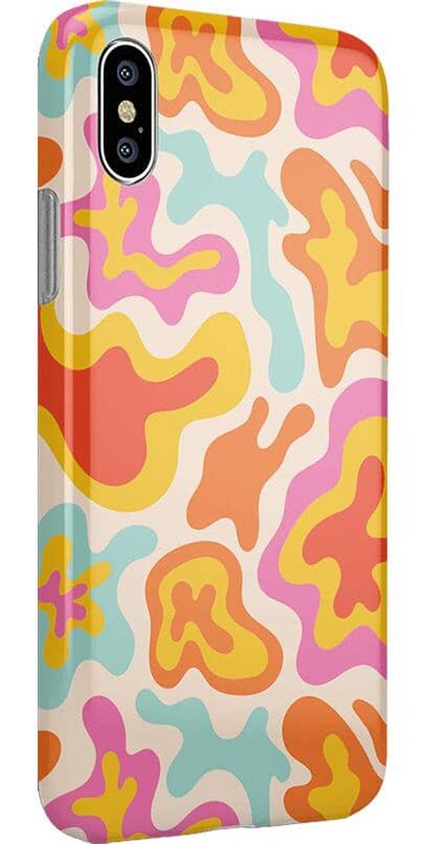 Tropical Color Splash | Abstract Retro Case