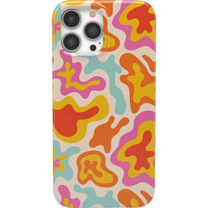 Tropical Color Splash | Abstract Retro Case