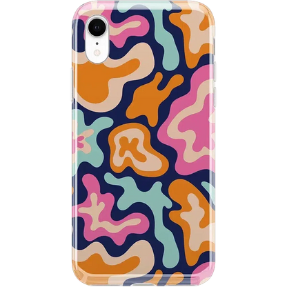 Midnight Color Splash | Abstract Retro Case