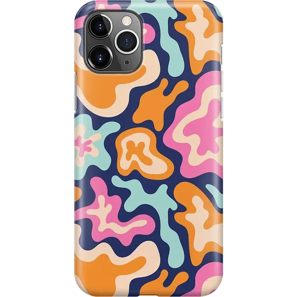 Midnight Color Splash | Abstract Retro Case