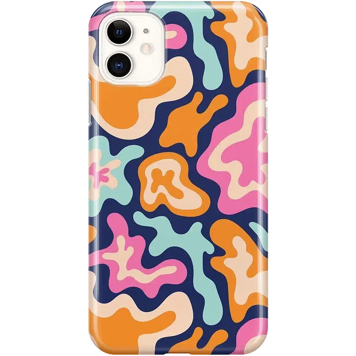 Midnight Color Splash | Abstract Retro Case