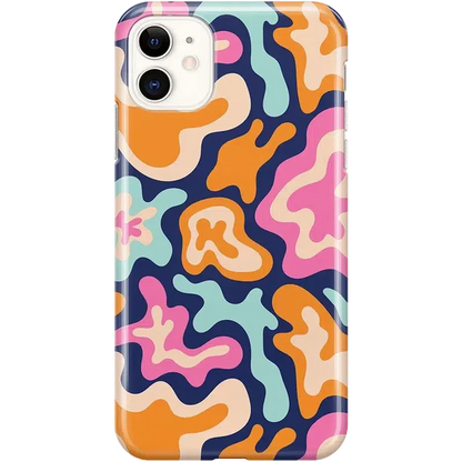 Midnight Color Splash | Abstract Retro Case