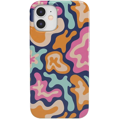 Midnight Color Splash | Abstract Retro Case