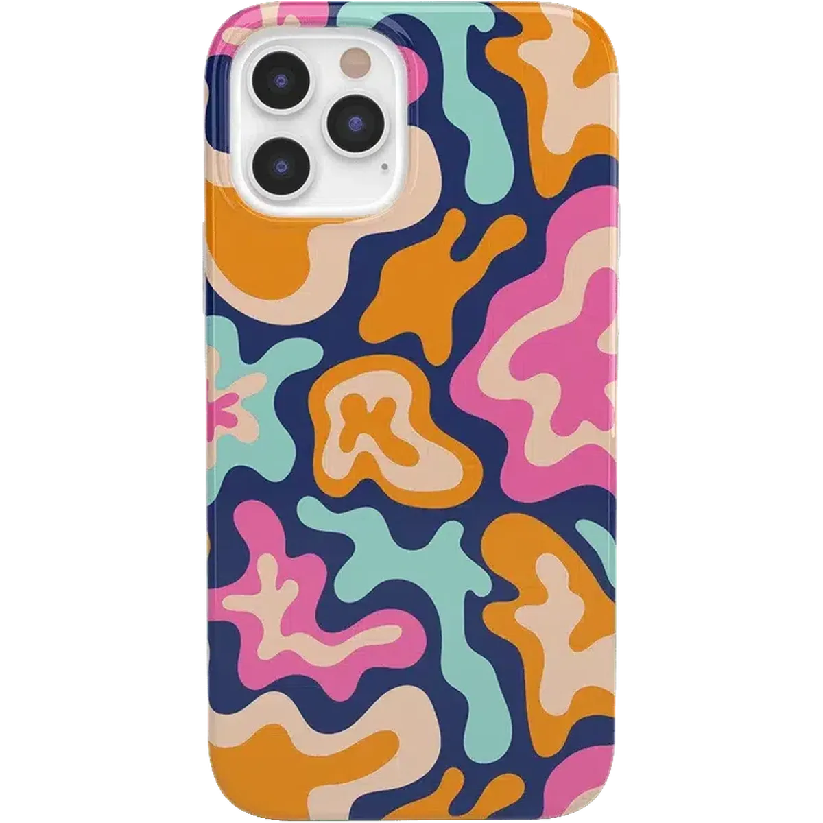Midnight Color Splash | Abstract Retro Case