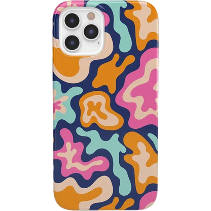 Midnight Color Splash | Abstract Retro Case