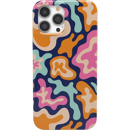 Midnight Color Splash | Abstract Retro Case