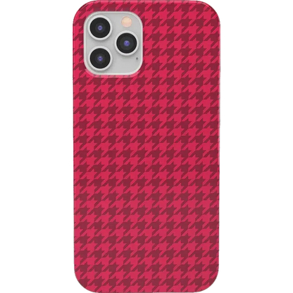 Best Dressed | Red Houndstooth Case