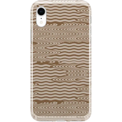 Mocha Ripple | Brown Waves Case