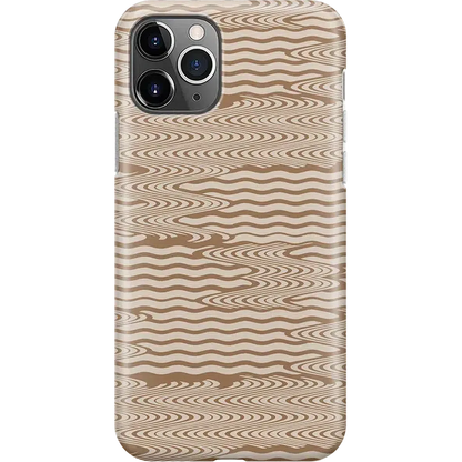 Mocha Ripple | Brown Waves Case