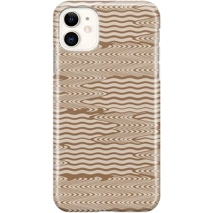 Mocha Ripple | Brown Waves Case