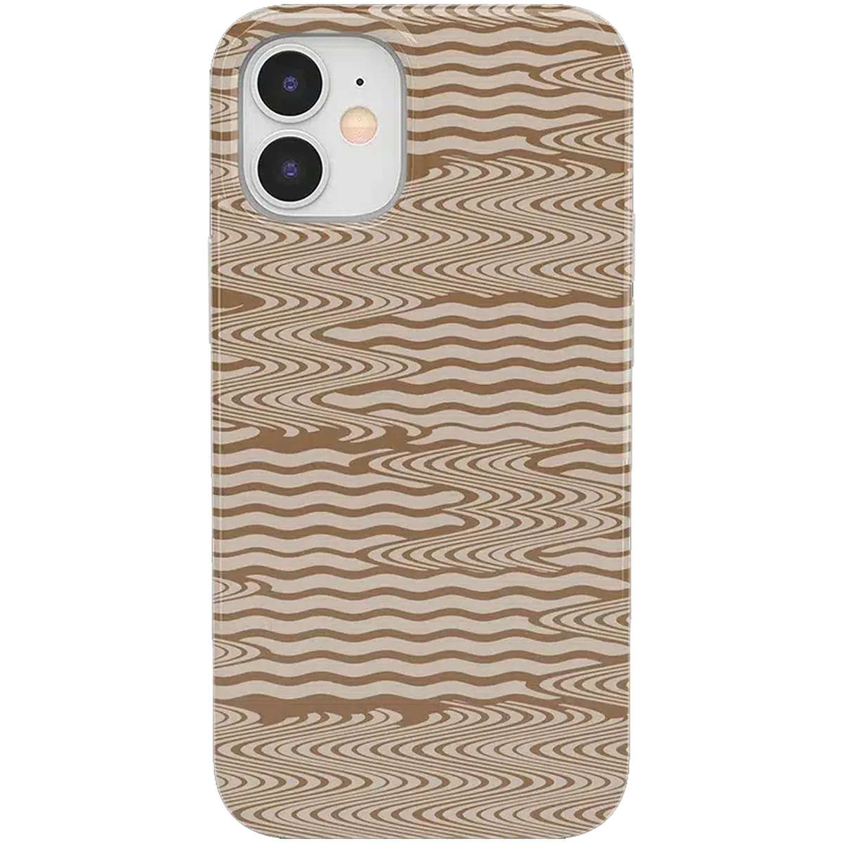 Mocha Ripple | Brown Waves Case
