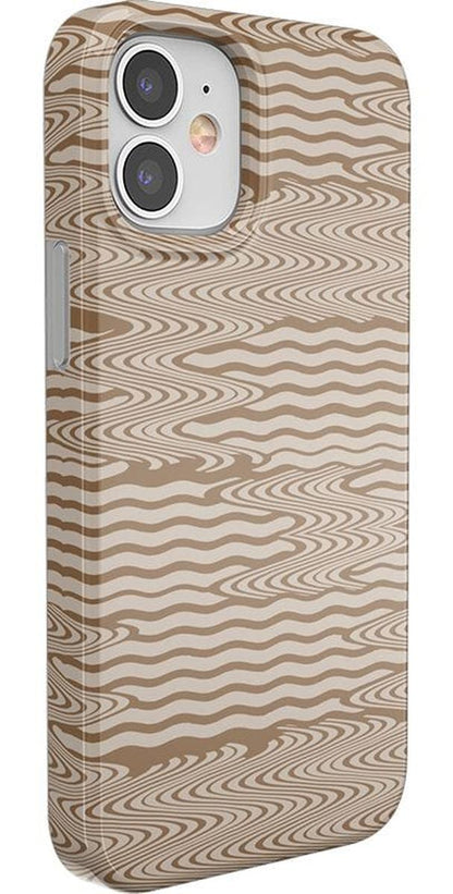 Mocha Ripple | Brown Waves Case