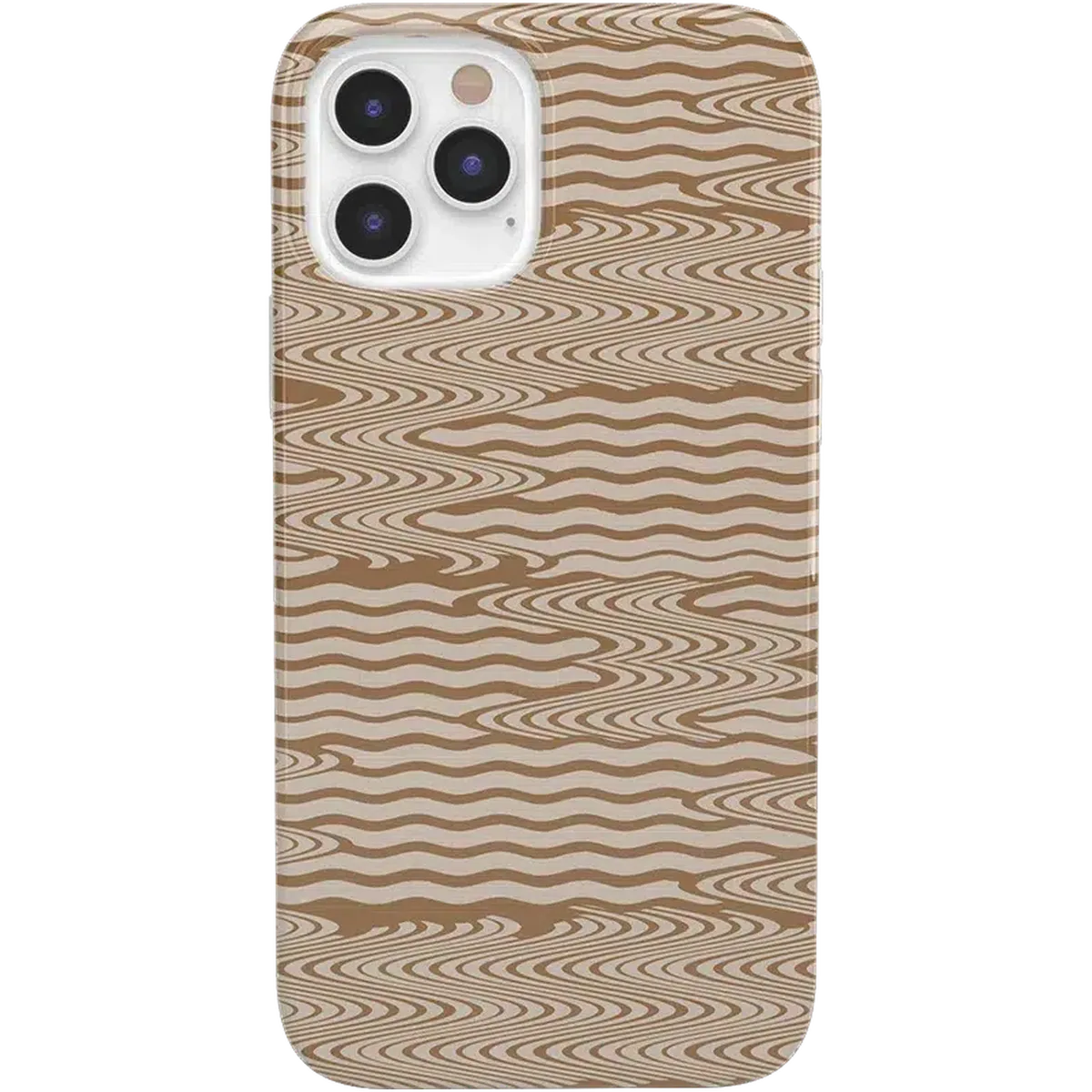 Mocha Ripple | Brown Waves Case