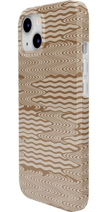 Mocha Ripple | Brown Waves Case