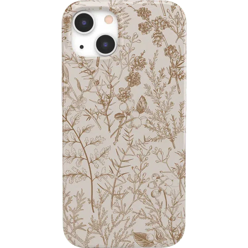 Beige Garden | Neutral Floral Case