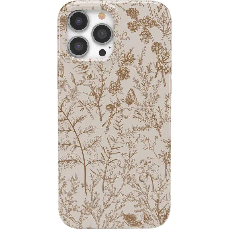 Beige Garden | Neutral Floral Case