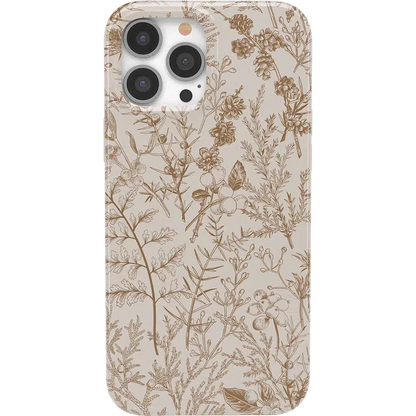 Beige Garden | Neutral Floral Case