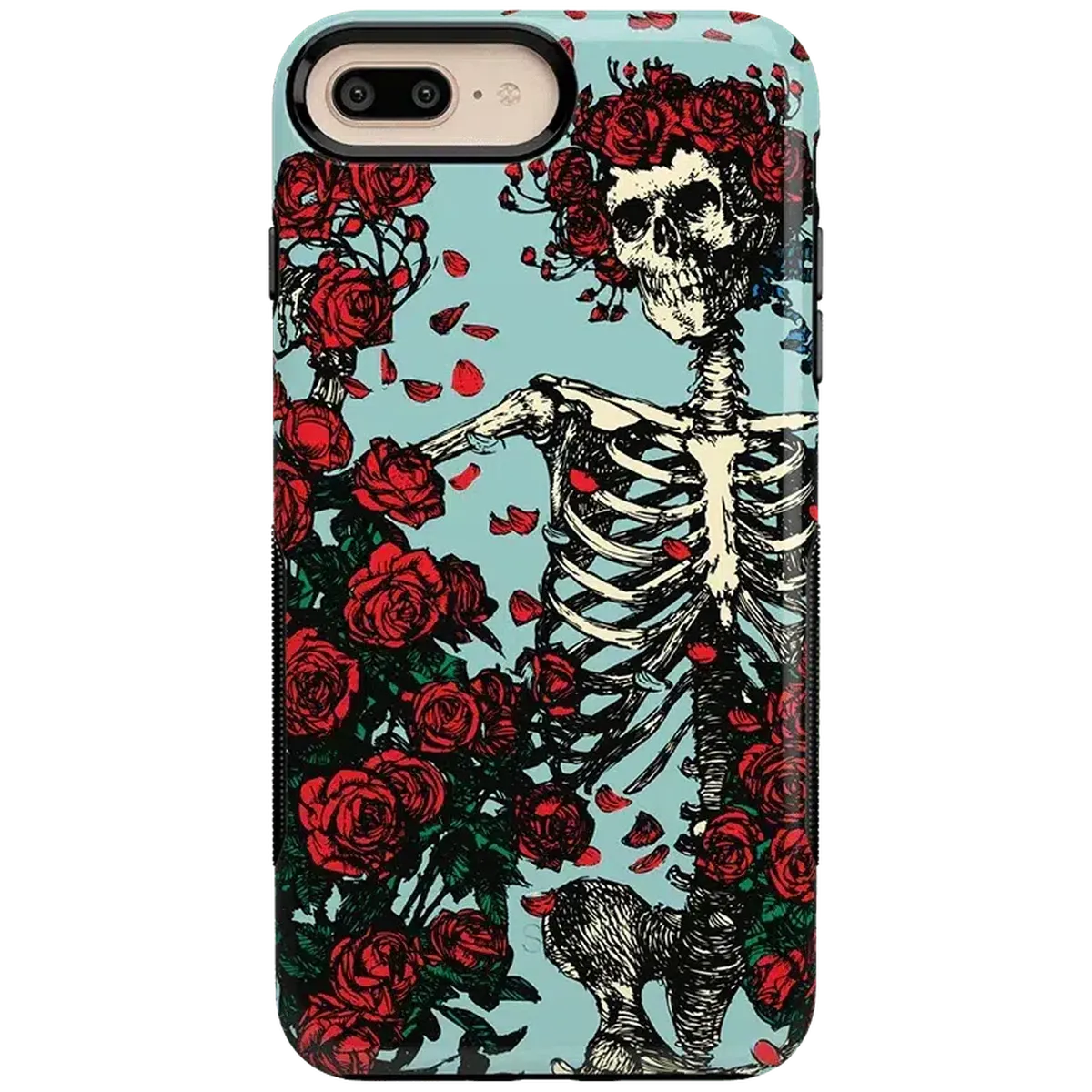 Forever Grateful | Grateful Dead Skeleton Floral Case