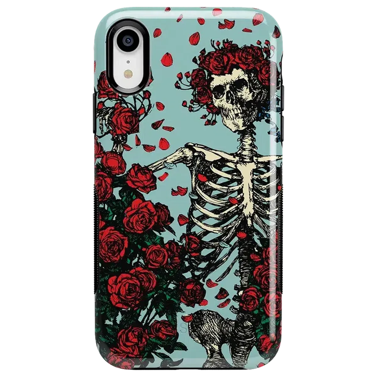 Forever Grateful | Grateful Dead Skeleton Floral Case