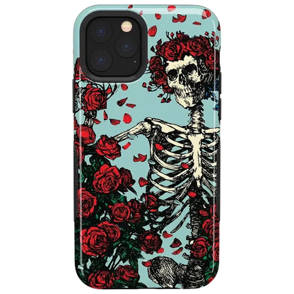 Forever Grateful | Grateful Dead Skeleton Floral Case