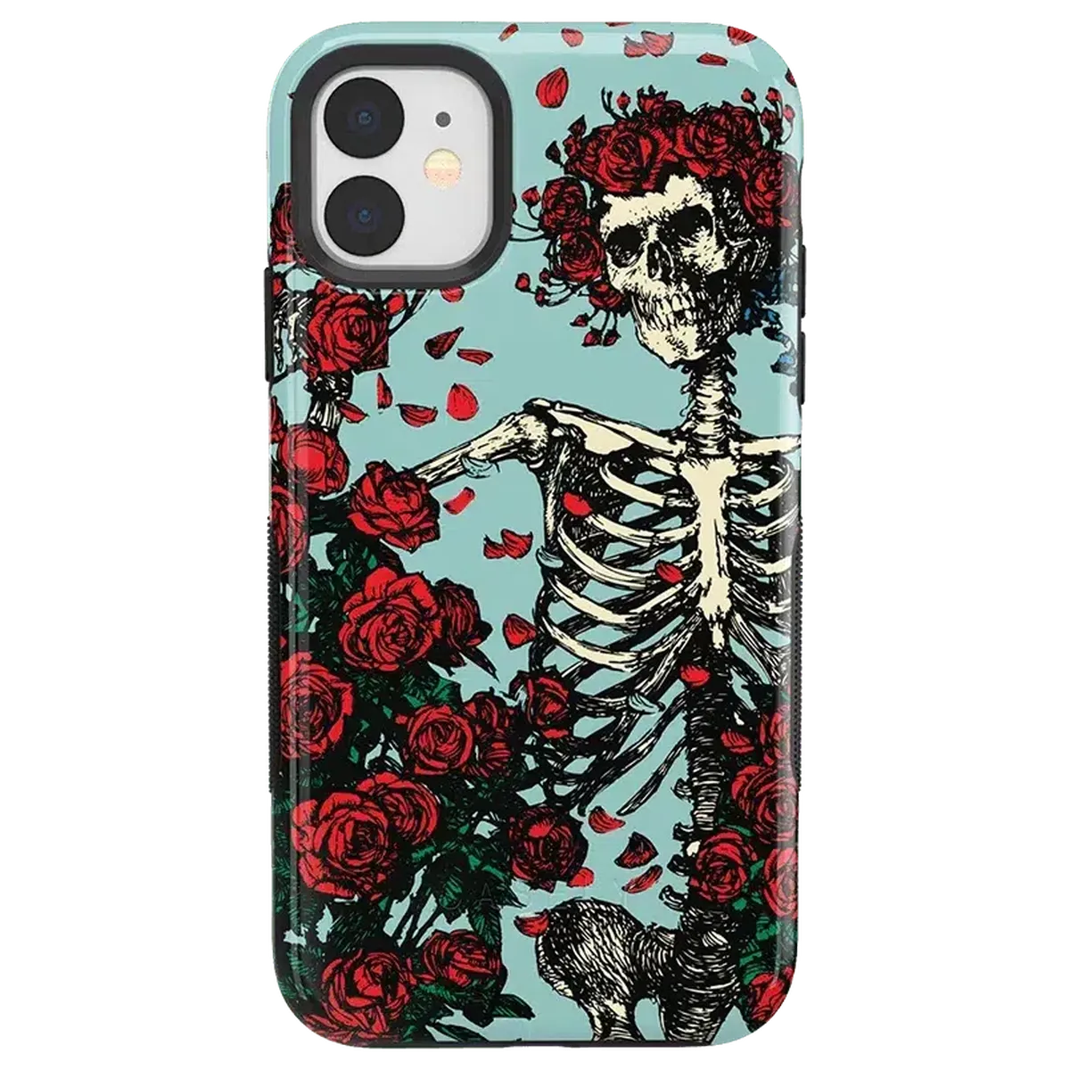 Forever Grateful | Grateful Dead Skeleton Floral Case