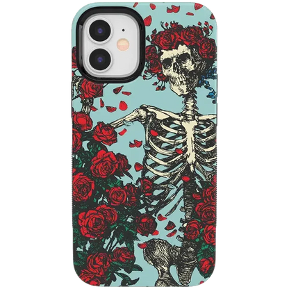 Forever Grateful | Grateful Dead Skeleton Floral Case