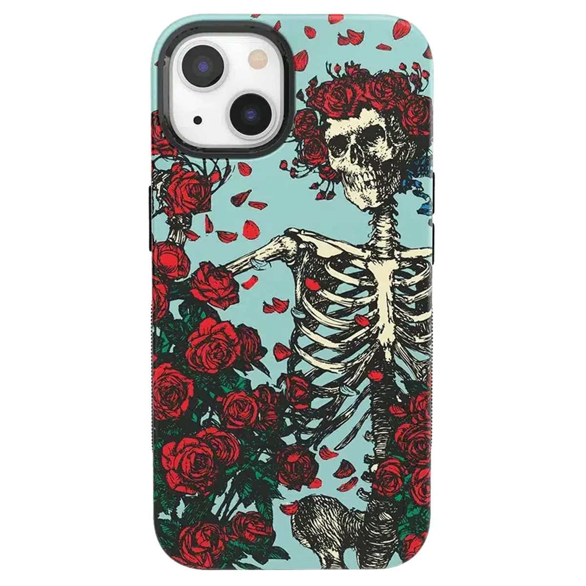 Forever Grateful | Grateful Dead Skeleton Floral Case