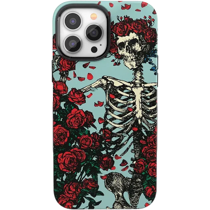 Forever Grateful | Grateful Dead Skeleton Floral Case