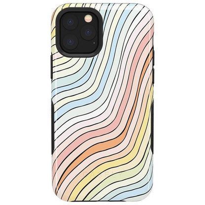 Ride The Wave | Pastel Rainbow Lined Case