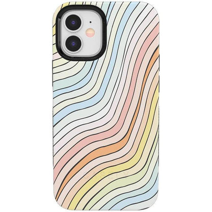 Ride The Wave | Pastel Rainbow Lined Case