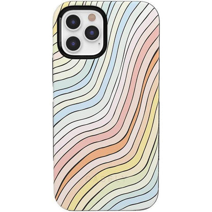 Ride The Wave | Pastel Rainbow Lined Case