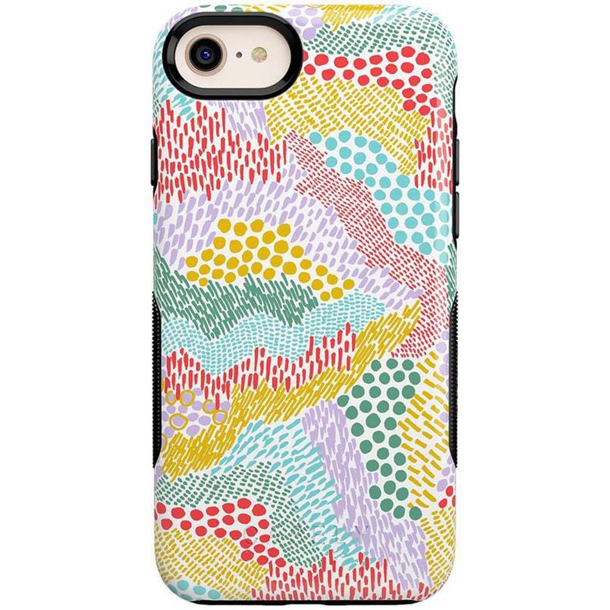 Color Me Happy | Pattern Colorblock Case