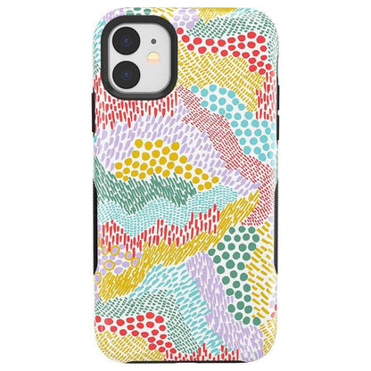 Color Me Happy | Pattern Colorblock Case
